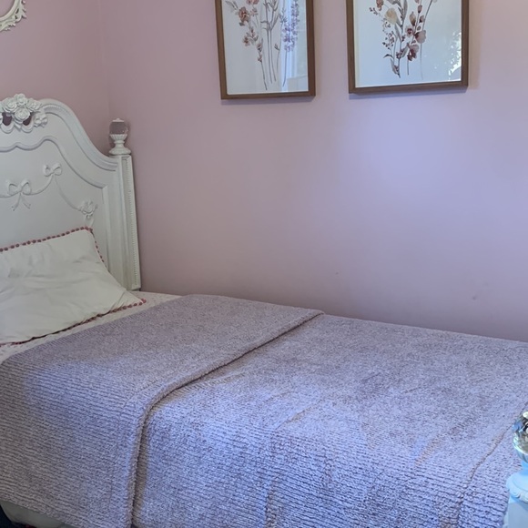 SS blanket lavender purple twin soft faux fur throws blanket - Picture 7 of 11